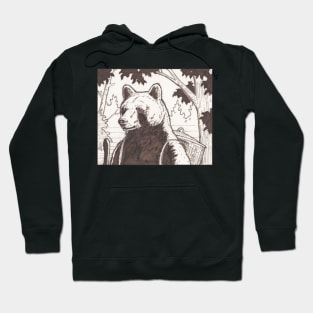 Bear and basket Hoodie